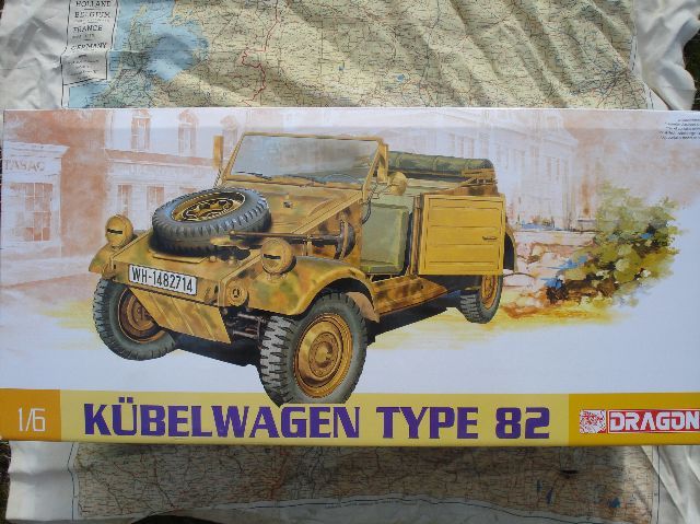 Dragon 75003 1/6 Scale, Volkswagen Kübelwagen TYPE-82 Light Armored Vehicle Plastic Model Kit Dragon 75003 1/6 Scale, Volkswagen Kübelwagen TYPE-82 Light Armored Vehicle Plastic Model Kit